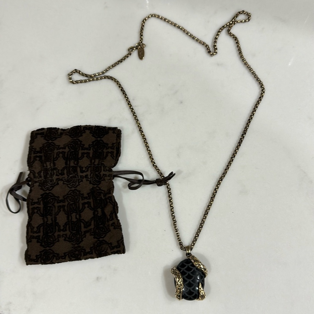 New Roberto Cavalli serpent necklace